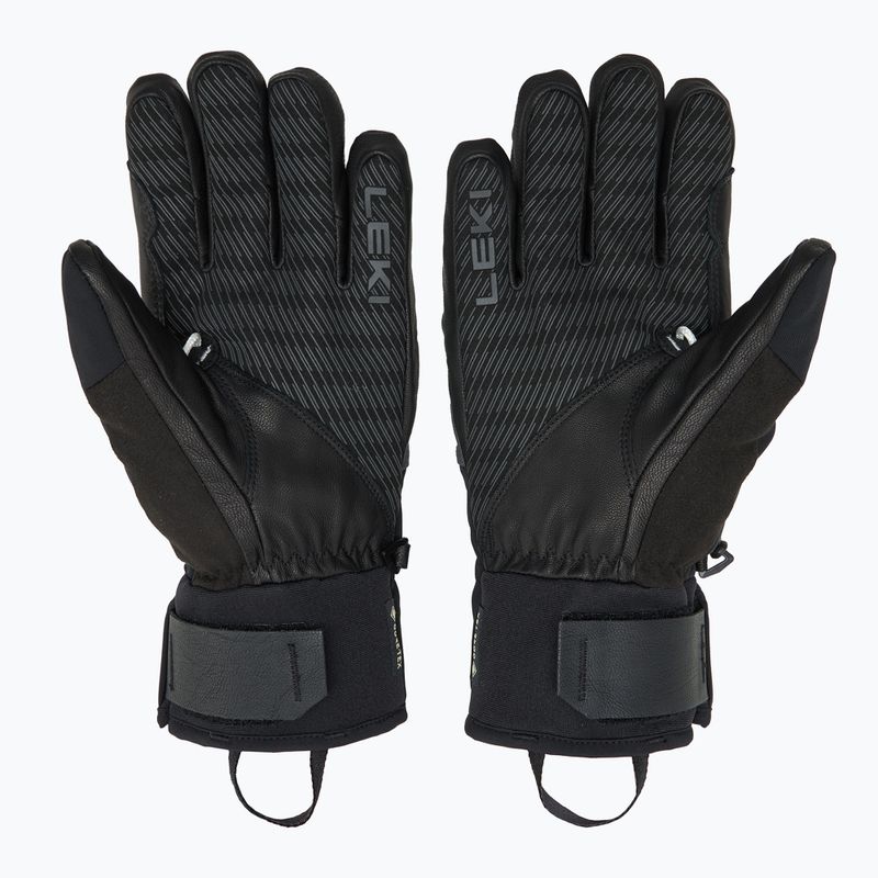 Pánske lyžiarske rukavice LEKI Pegas 3D GTX black/graphite 2