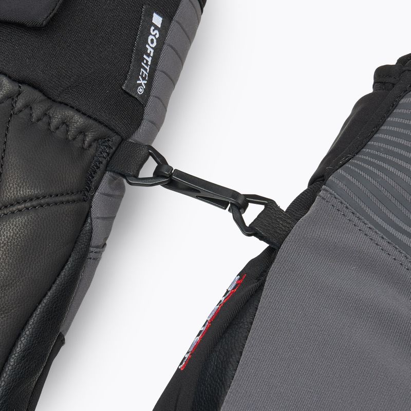 Pánske lyžiarske rukavice LEKI Sparrow 3D black/graphite 7