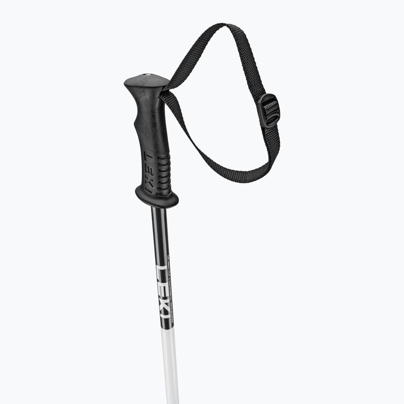 Detské lyžiarske palice Leki Rider Create Jr white/dark anthracite 10