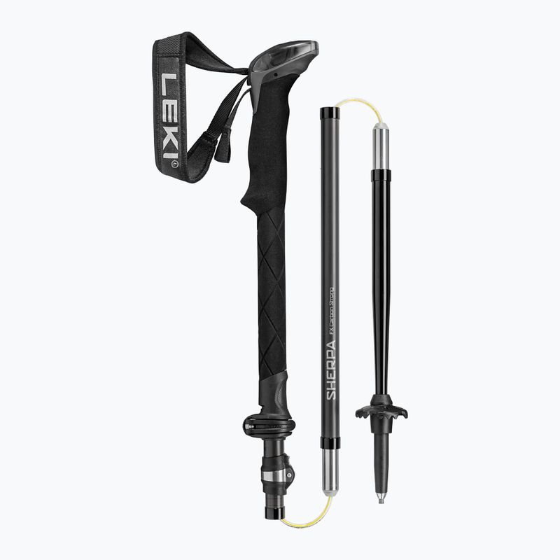 Trekingové palice LEKI Sherpa FX Carbon Strong black/naturalcarbon/light anthracite 4