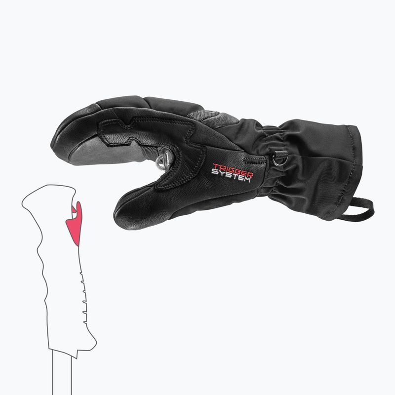 Dámske lyžiarske rukavice LEKI Griffin Base 3D Mitt black 9