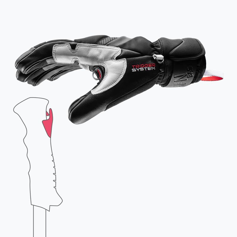 Pánske lyžiarske rukavice LEKI Griffin Base 3D black 5