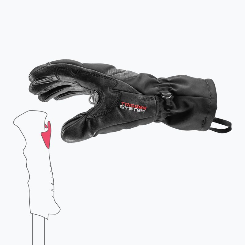 Dámske lyžiarske rukavice LEKI Griffin Base 3D black 7