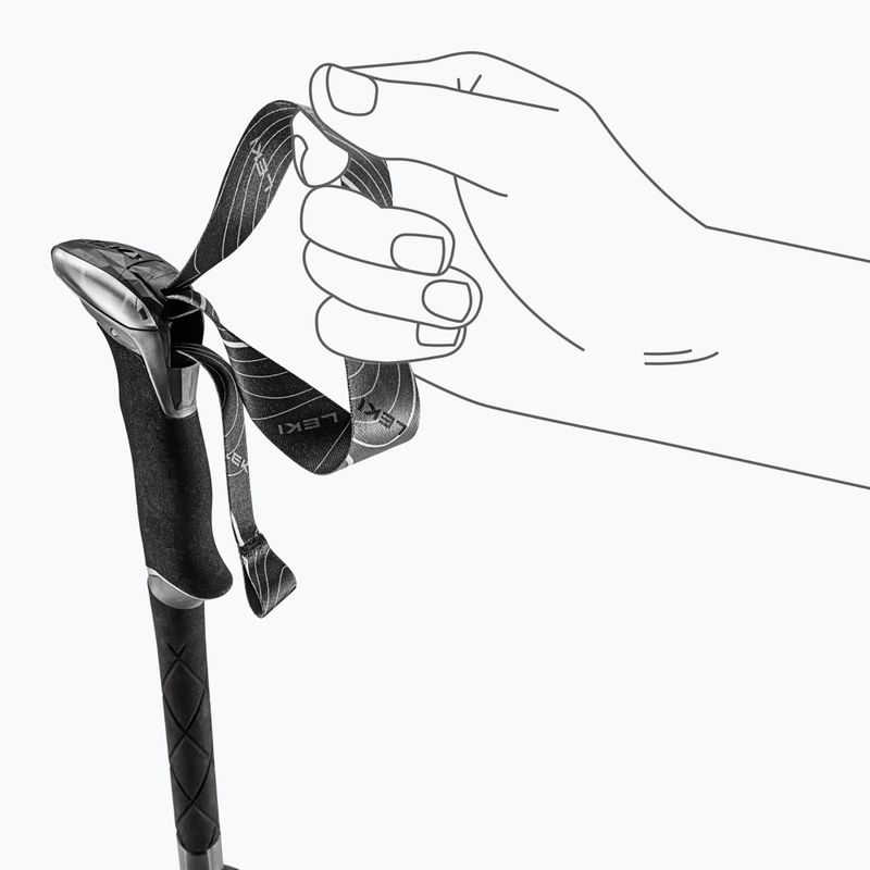 Trekingové palice LEKI Makalu FX TA black stone blue/dark white 6