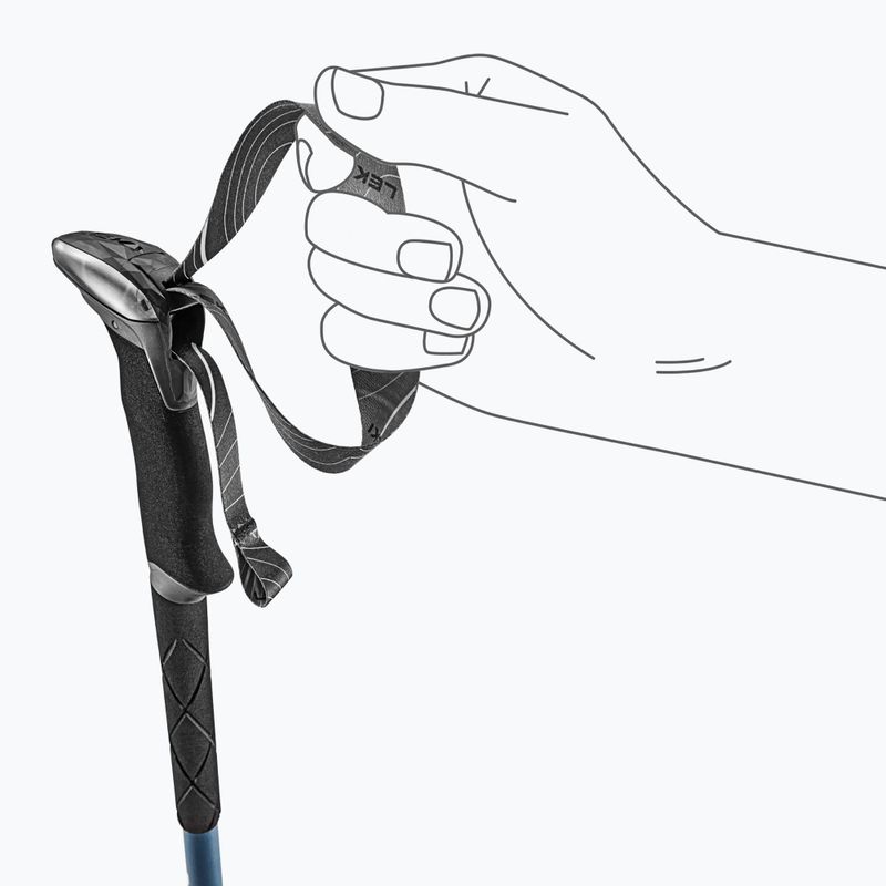 Trekingové palice LEKI Makalu stone blue dark/warm grey dark 6