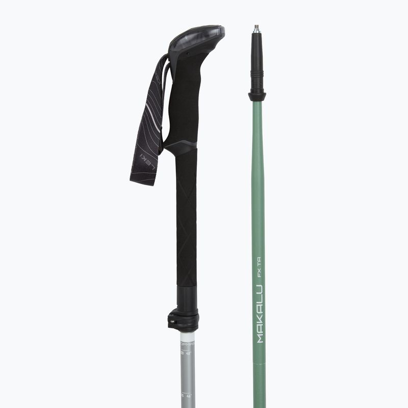 Trekingové palice LEKI Makalu FX TA silver/greygreen/white 3