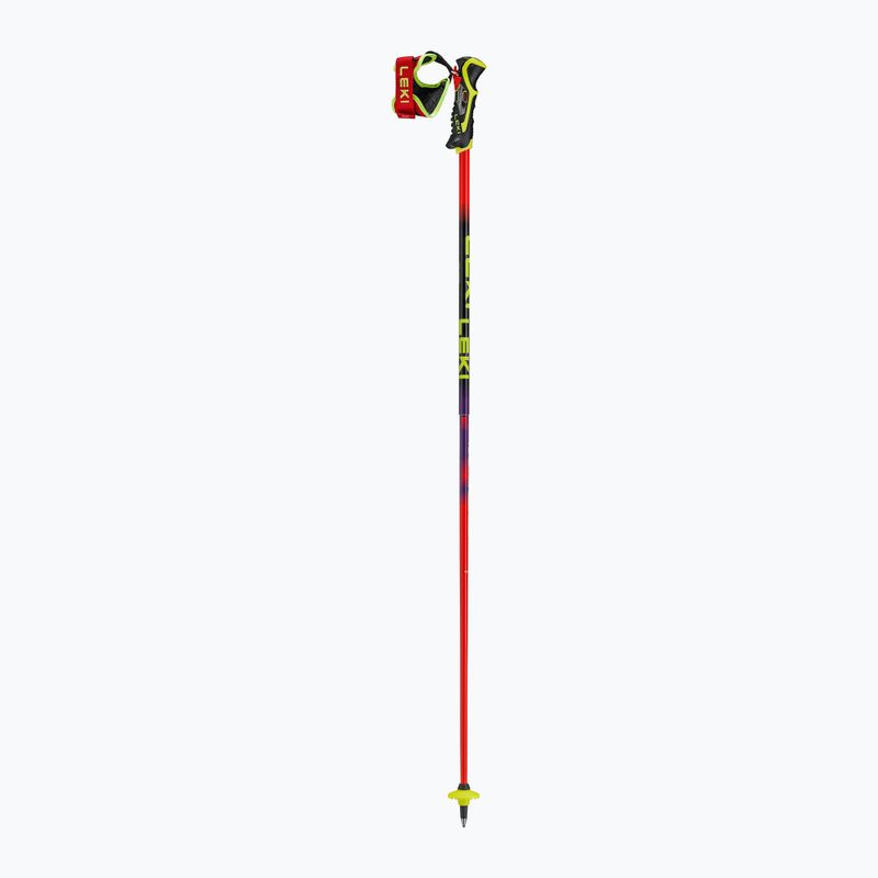 Lyžiarske palice LEKI Venom SL TR bright red/black/neon yellow 2