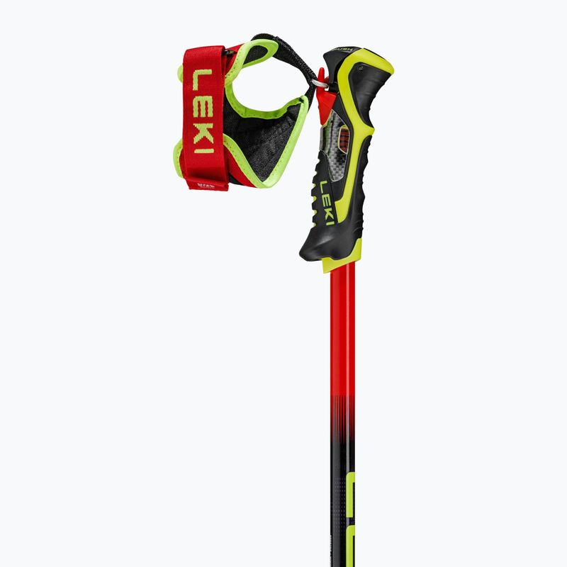 Lyžiarske palice LEKI Venom SL TR bright red/black/neon yellow 3