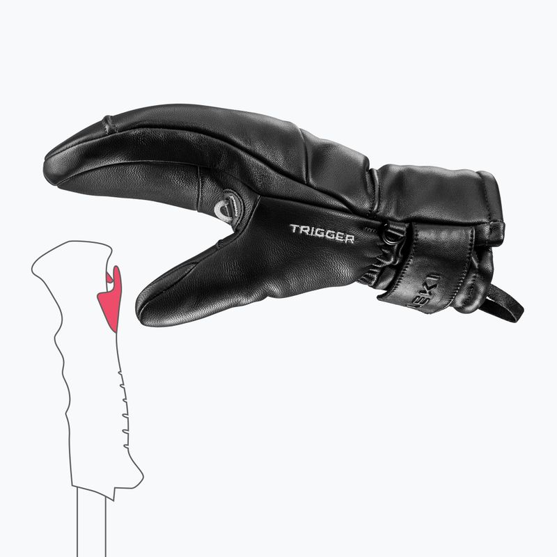 Dámske lyžiarske rukavice LEKI Glace Prime TR Women Mitt black 5
