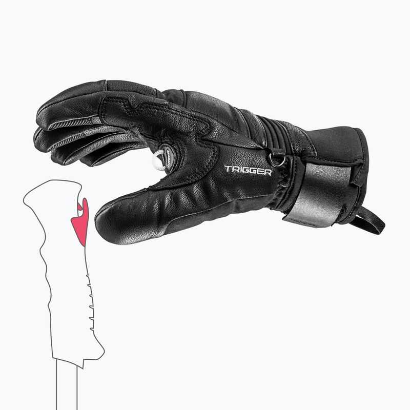 Dámske lyžiarske rukavice LEKI Epicon TR Women black 6