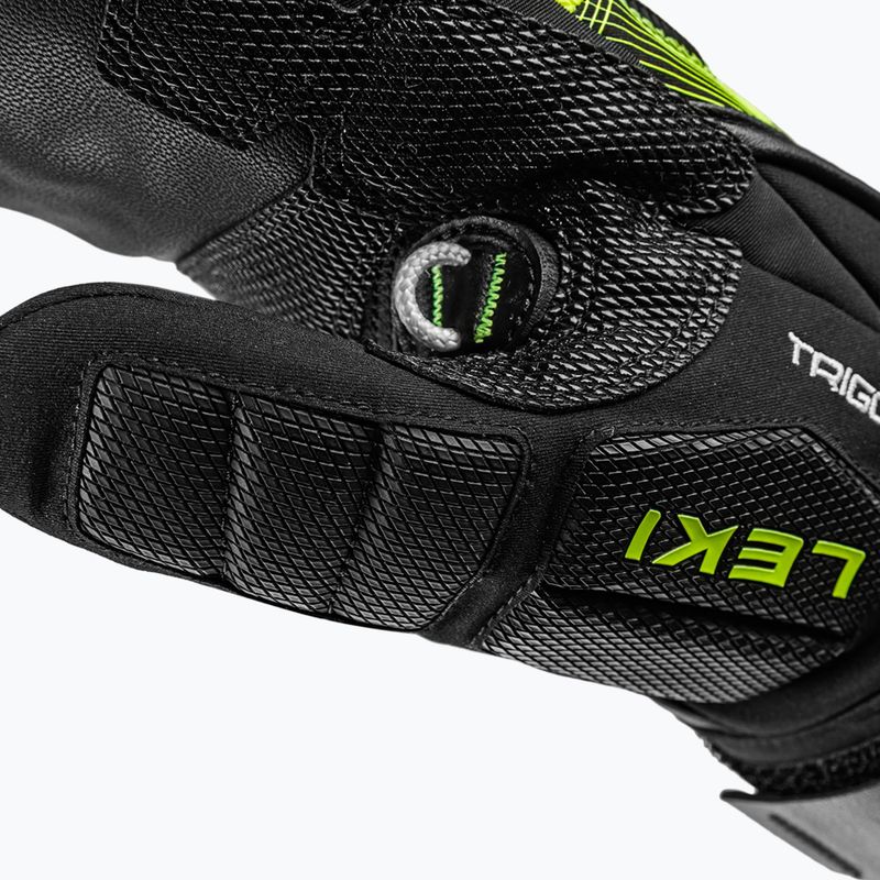 Lyžiarske rukavice LEKI WCR Core TR Mitt black/neon yellow 5