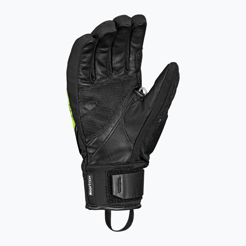 Lyžiarske rukavice LEKI WCR Core TR black/neon yellow 3