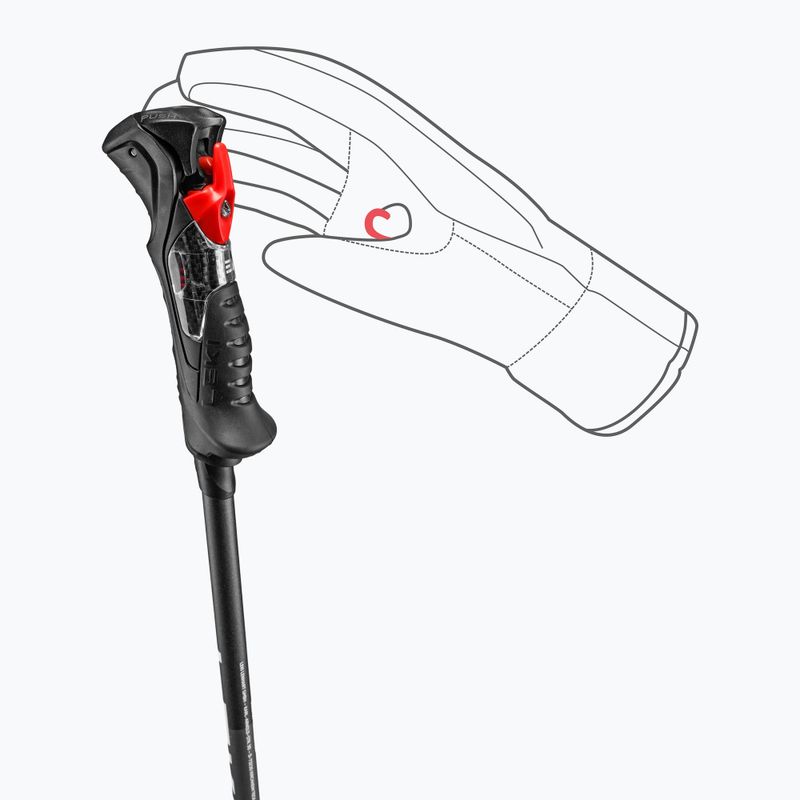 Lyžiarske palice LEKI Carbon 14 TR black 5