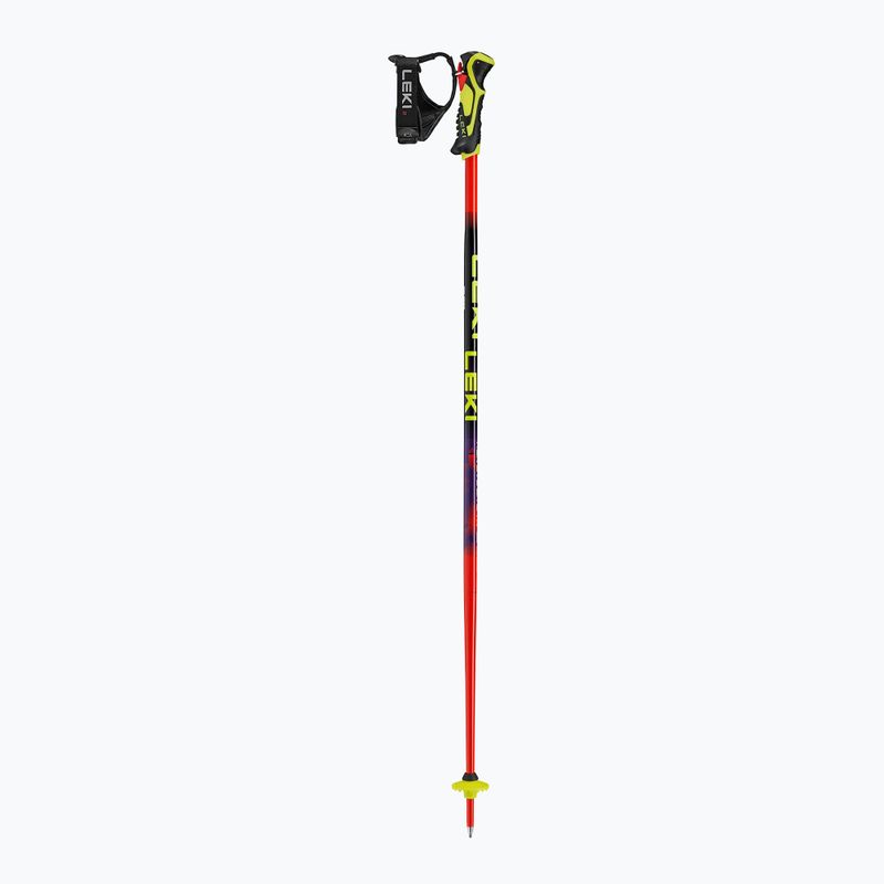 Detské lyžiarske palice LEKI WCR Evo Lite SL TR bright red/black/neon yellow 2