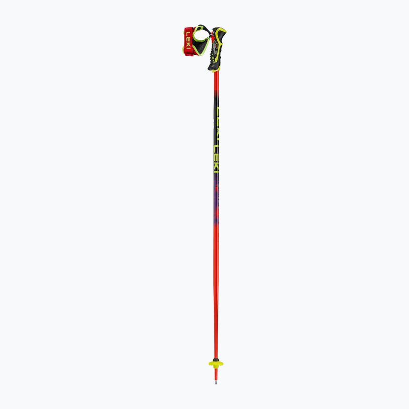 Detské lyžiarske palice LEKI WCR Pro Lite SL TR bright red/black/neon yellow 2