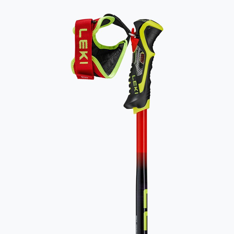 Detské lyžiarske palice LEKI WCR Pro Lite SL TR bright red/black/neon yellow 3