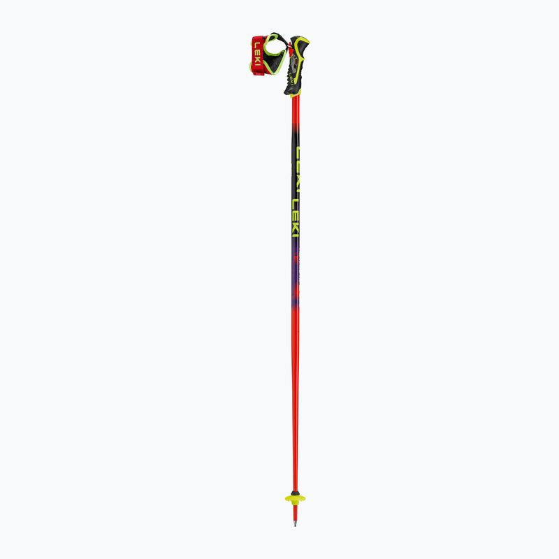 Lyžiarske palice LEKI WCR Pro SL TR bright red/black/neon yellow 2