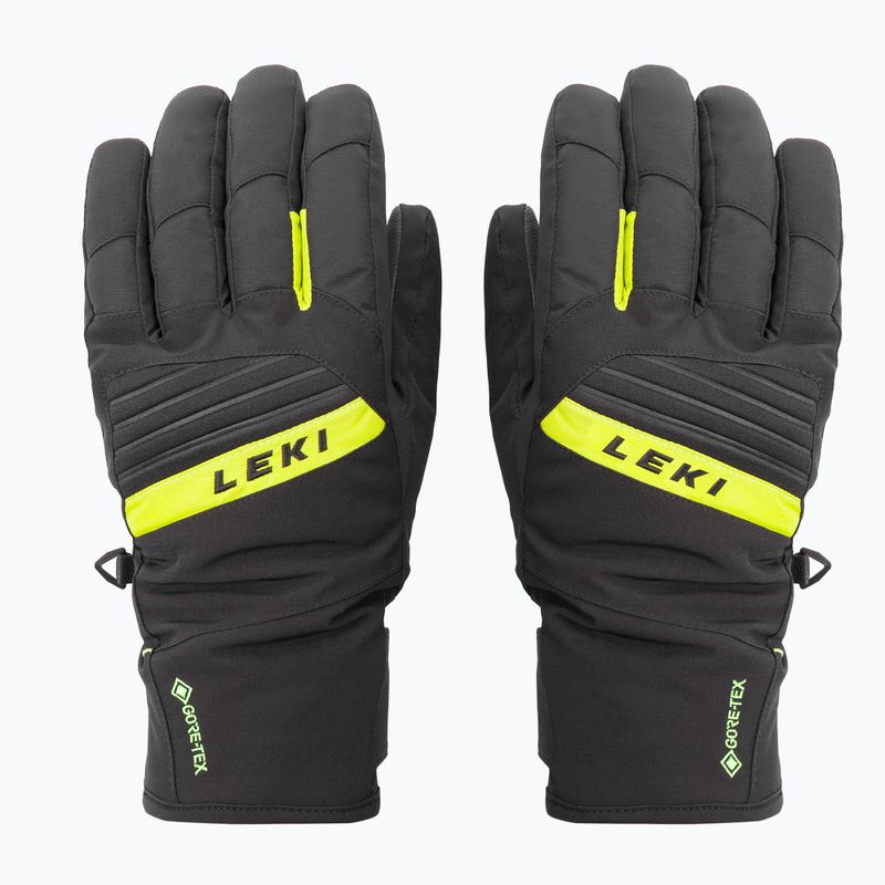 LEKI Space Gtx pánske lyžiarske rukavice zelené 643861304 3