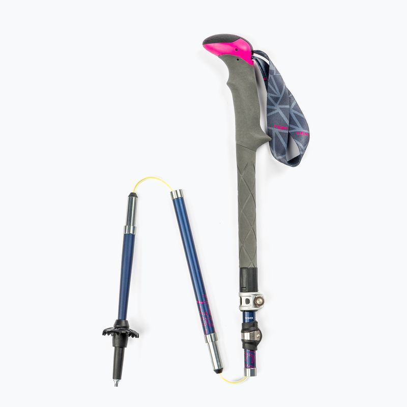 Trekingové palice LEKI Micro Vario Carbon modré 6492067 6