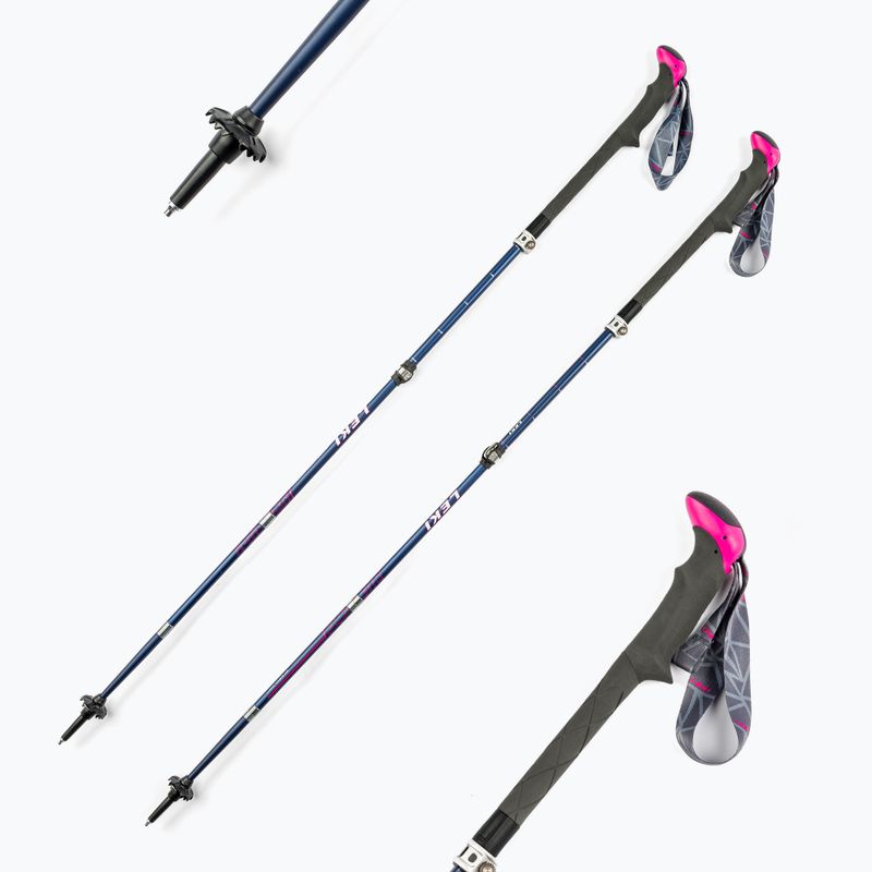 Trekingové palice LEKI Micro Vario Carbon modré 6492067 7
