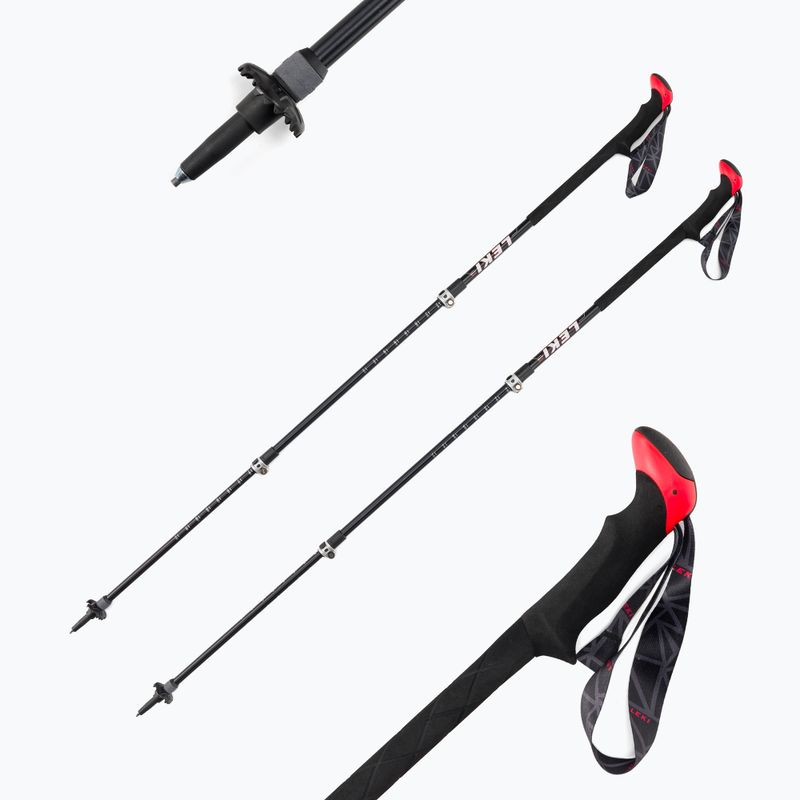 Trekingové palice LEKI Sherpa XTG AS šedé 6492029 6