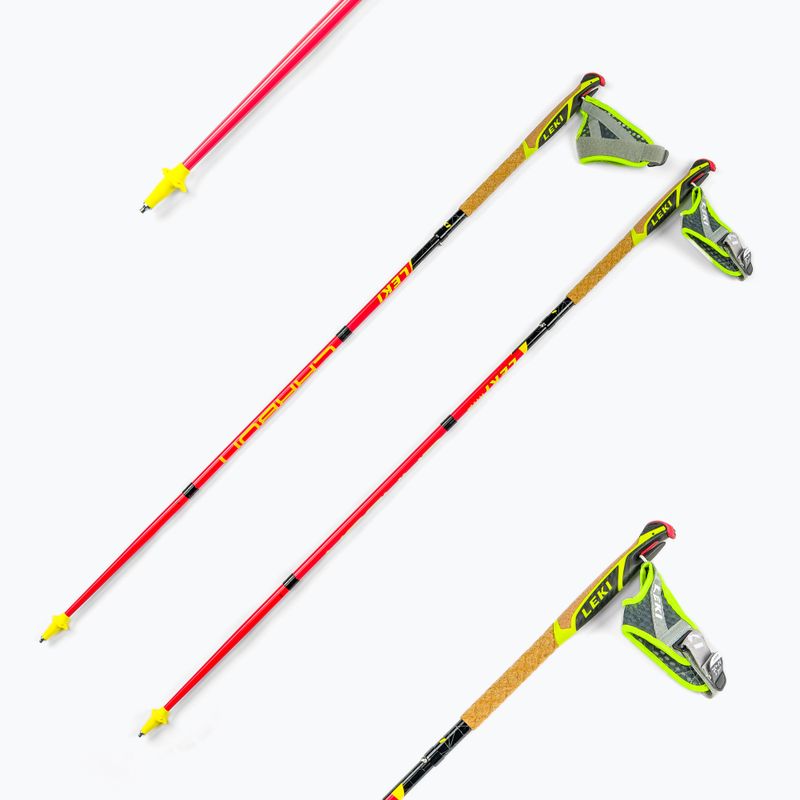 Bežecké palice LEKI Micro Trail Pro červené 6492585115 5