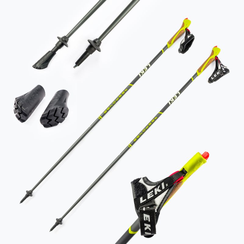 LEKI Response nordic walking palice sivé 65025201110 6