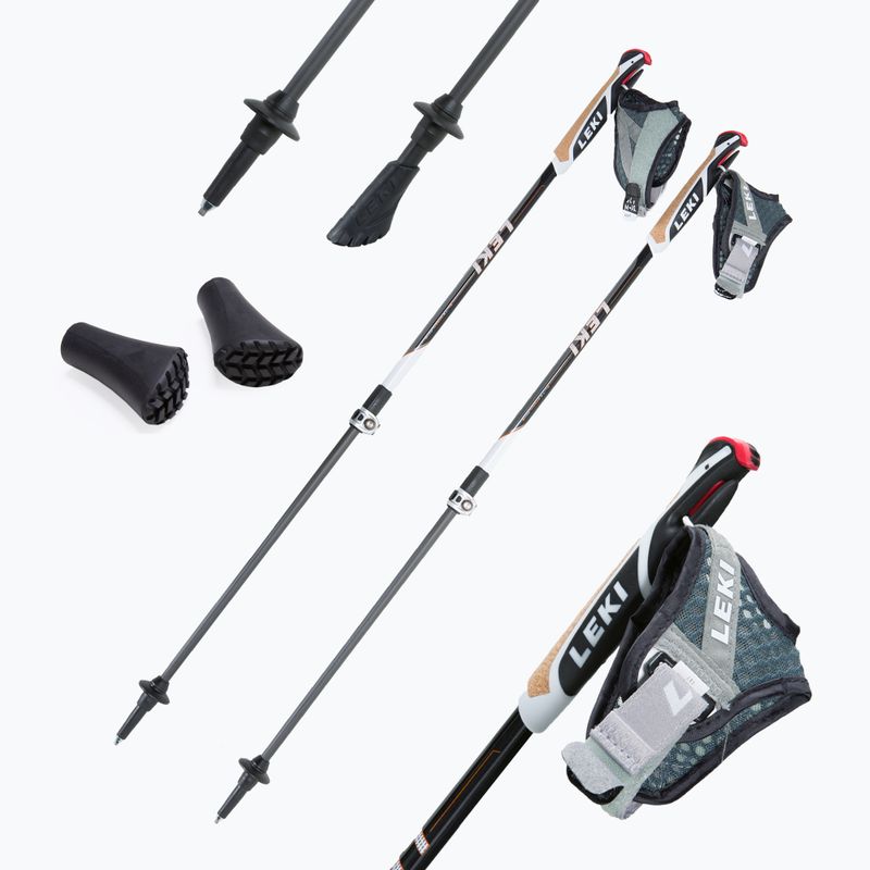 LEKI Instructor Lite Nordic walking palice čierne 65026341 5