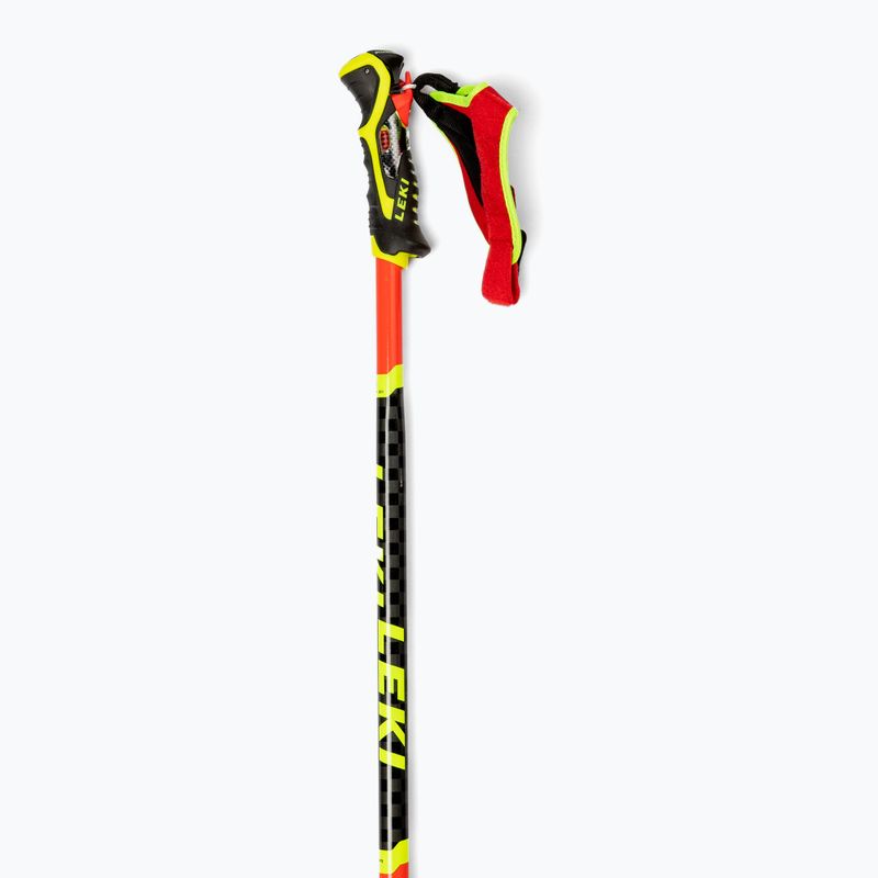 Lyžiarske palice LEKI Wcr Sl 3D červené 65067481 2