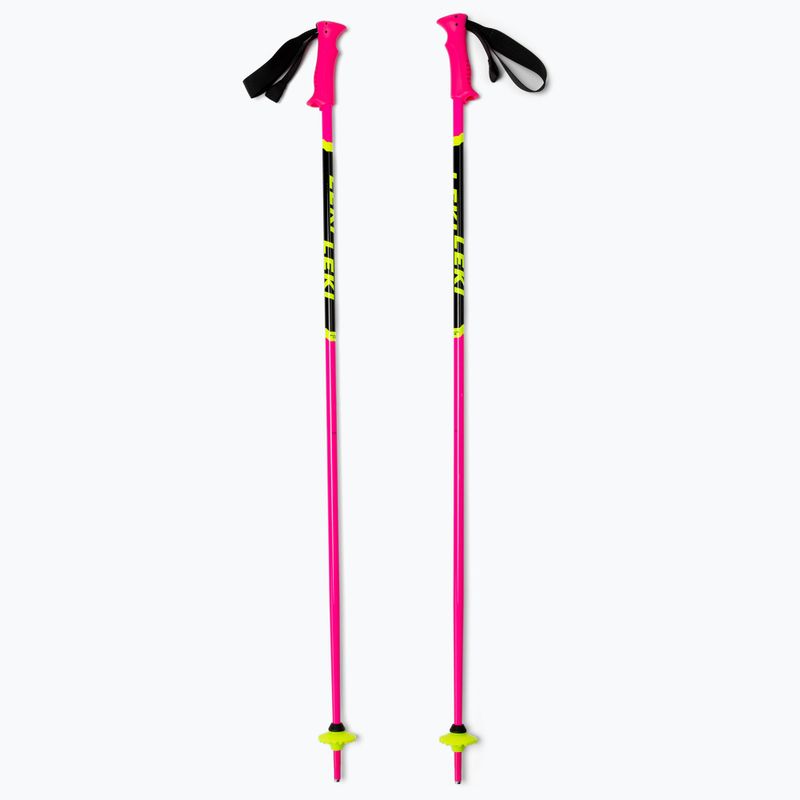 LEKI Racing Detské lyžiarske palice ružové 65044302