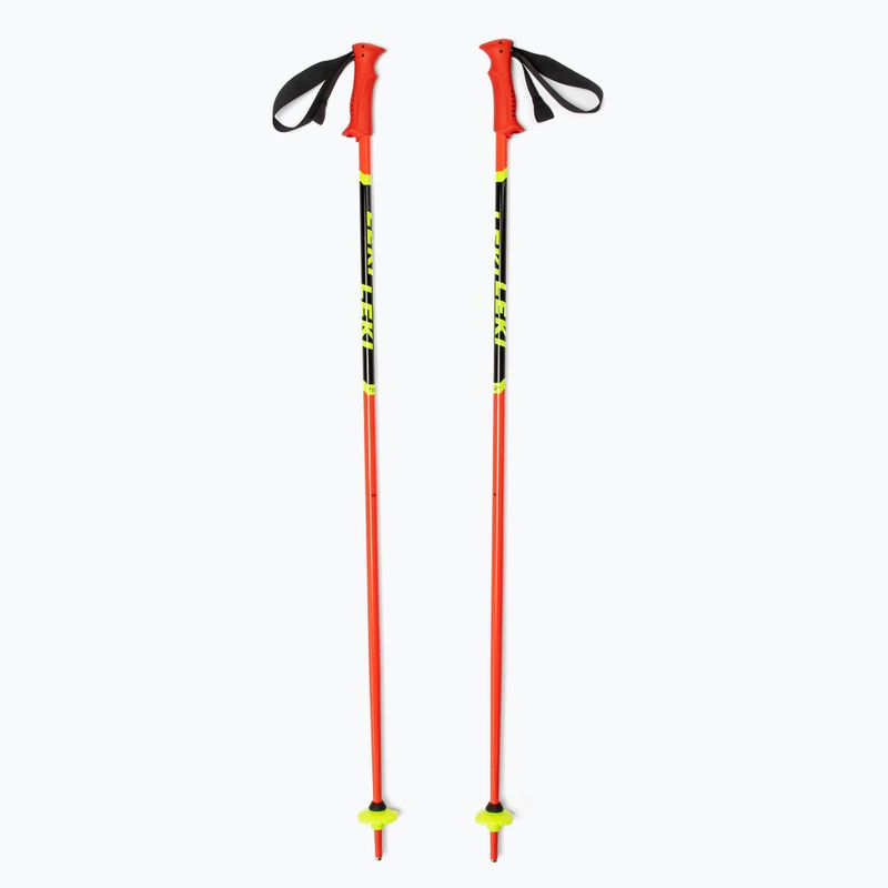 LEKI Racing Detské lyžiarske palice červené 65044301