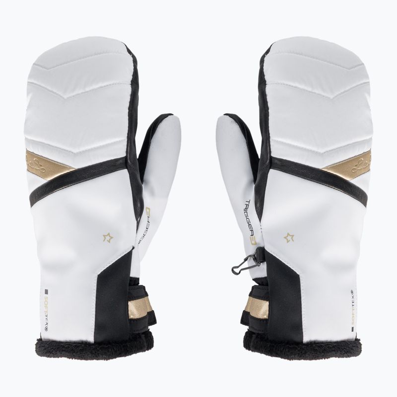 Dámske lyžiarske rukavice LEKI Snowfox 3D Lady Mitt White 650801502065 2