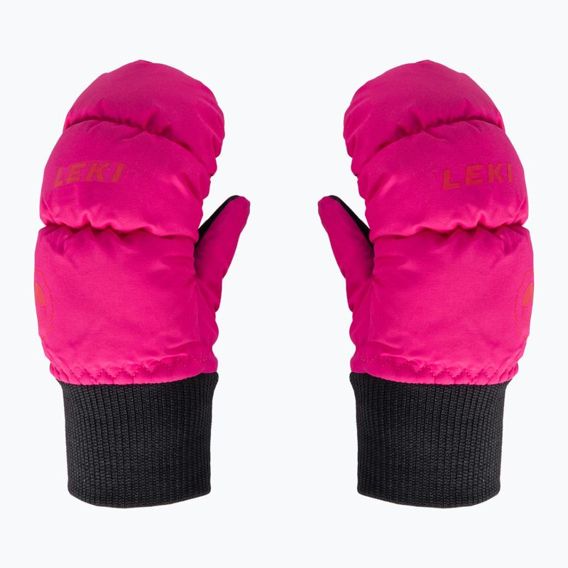 Detské lyžiarske rukavice LEKI Little Eskimo Mitt Short pink 650802403030 2