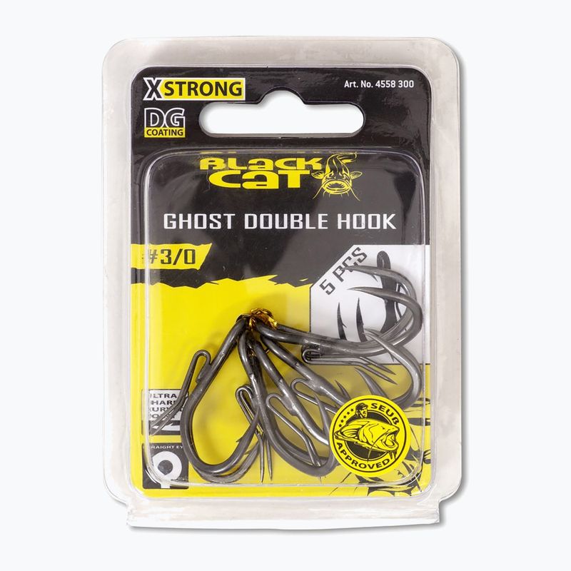 Black Cat Ghost DG Coating 5ks dvojitá kotva čierna 4558300 2