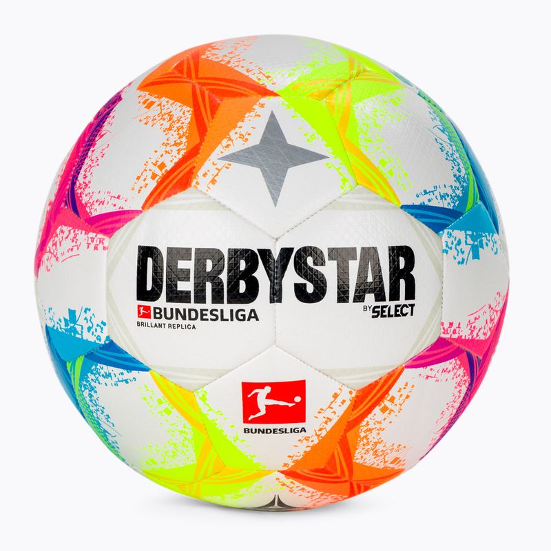 Derbystar Bundesliga Brillant Replika futbalové v22 biela a farba