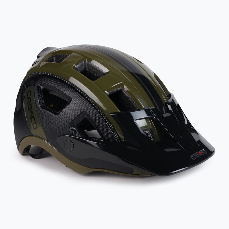Cyklistická prilba CASCO MTBE 2 čierno-zelená 04.1345