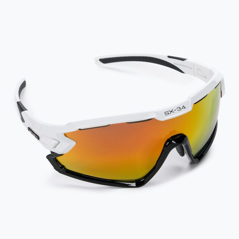 Cyklistické okuliare CASCO SX-34 Carbonic white 09.1320.30