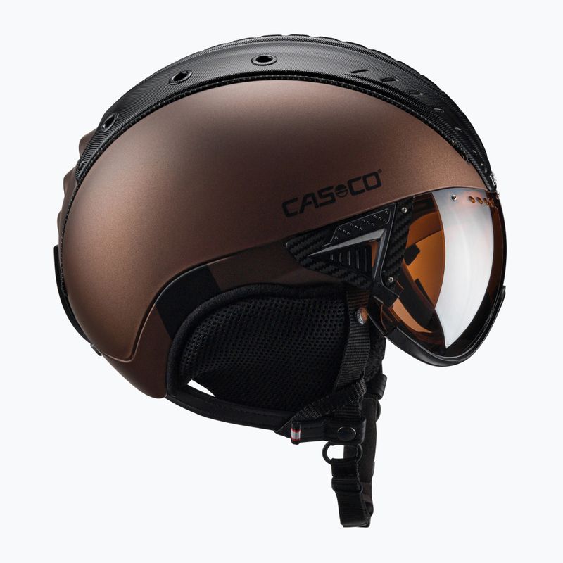 Lyžiarska prilba CASCO SP-2 Carbonic Visor brown 07.3733 4