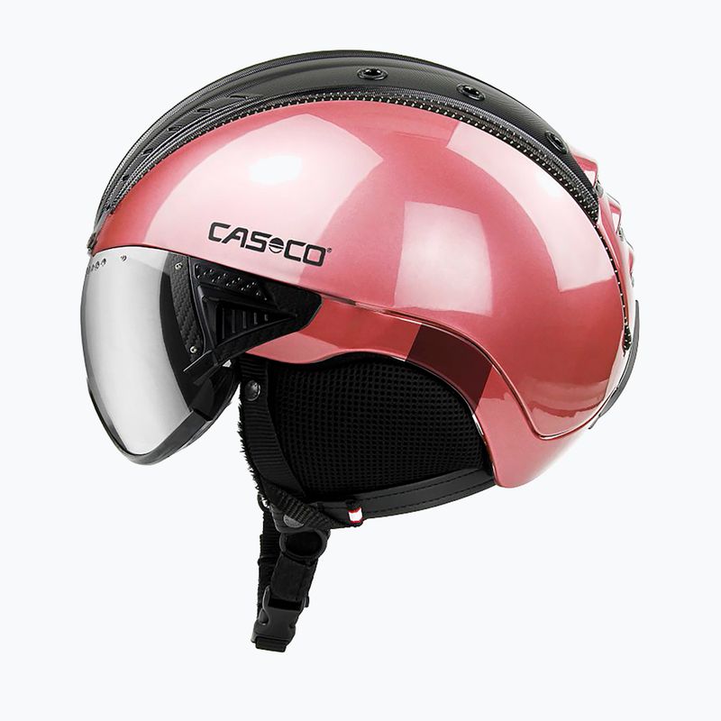 Lyžiarska prilba CASCO SP-2 Carbonic Visor pink 07.3736 7