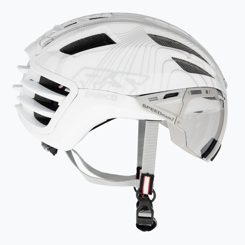 Cyklistická prilba CASCO Speedairo 2 RS pure motion white 4