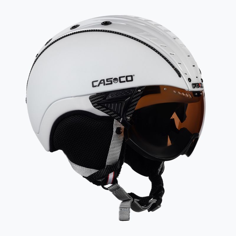 Lyžiarska prilba CASCO SP-2 Visier biela 07.3707