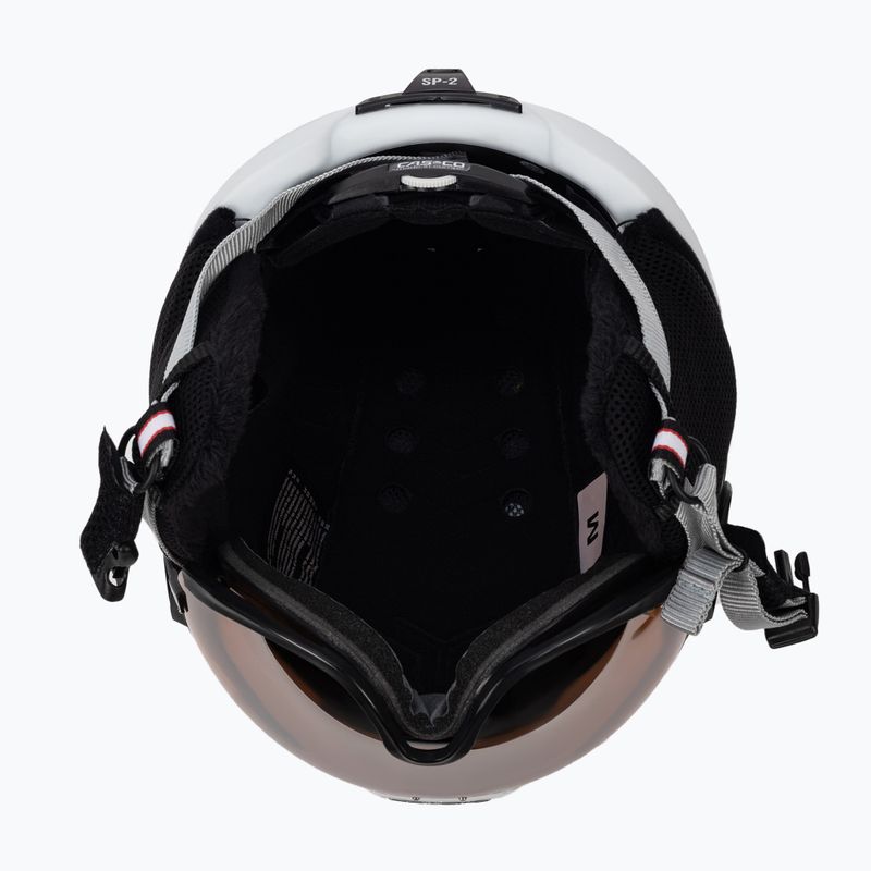 Lyžiarska prilba CASCO SP-2 Visier biela 07.3707 5