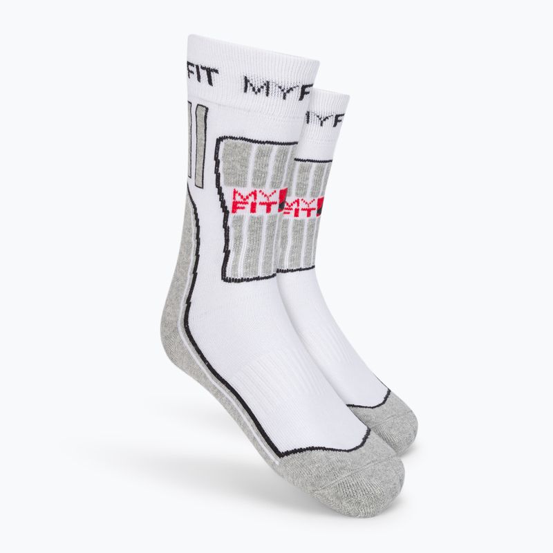 Ponožky Powerslide MyFit skate white and grey 900988
