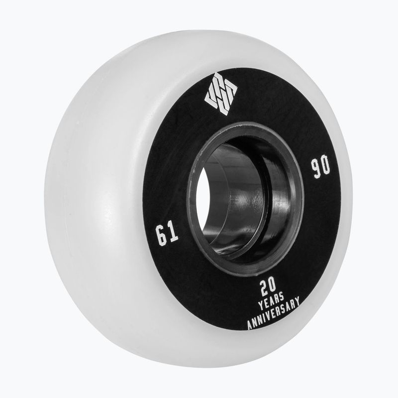 USD TEAM kolieska na kolieskové korčule 61mm/90A 4 ks biele 700482 2