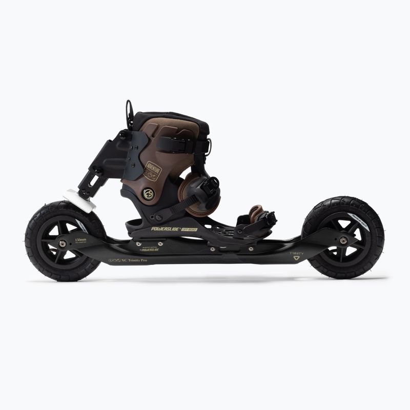 Powerslide XC Skeleton 150 terénne korčule black/brown 908230 2