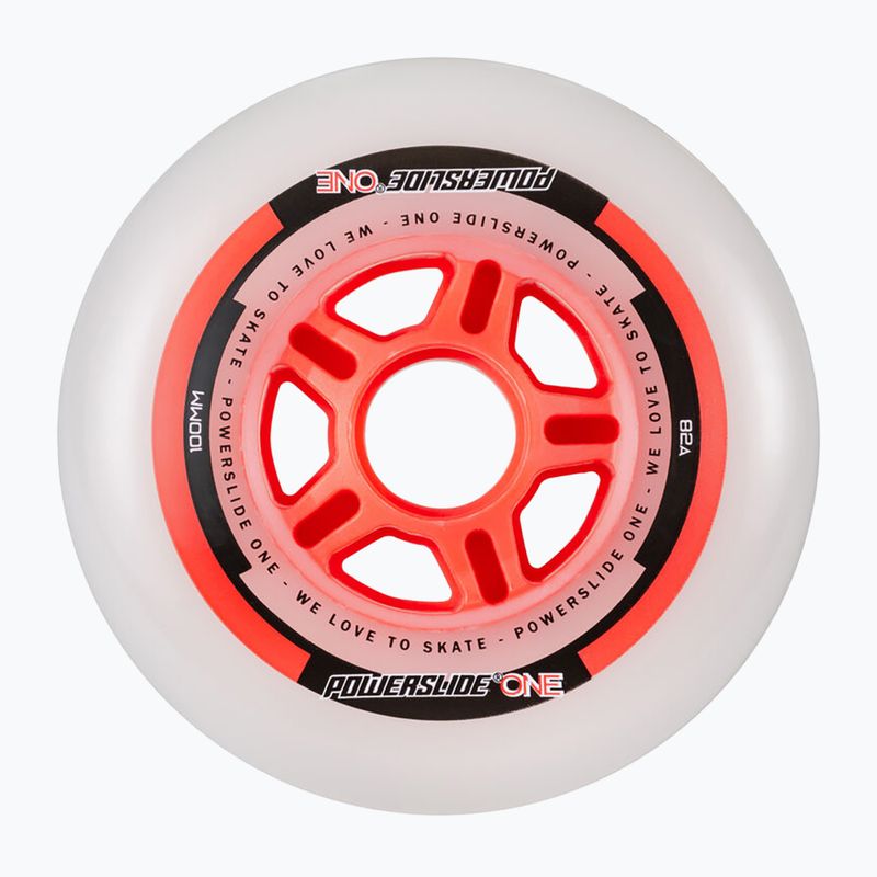 Kolieska Powerslide One 100/82A 4 ks červené