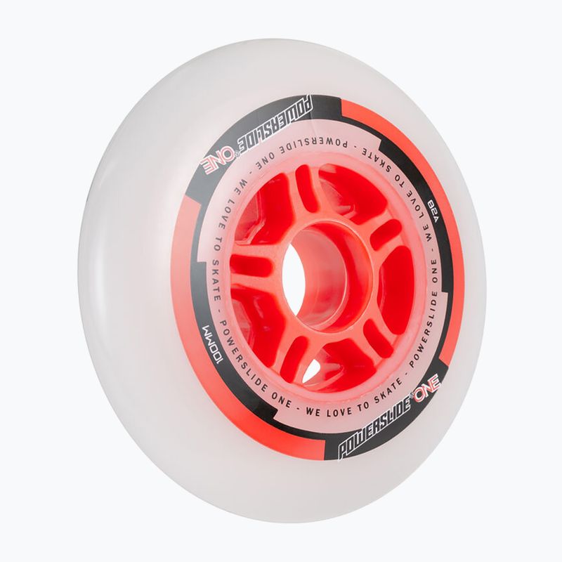 Kolieska Powerslide One 100/82A 4 ks červené 2