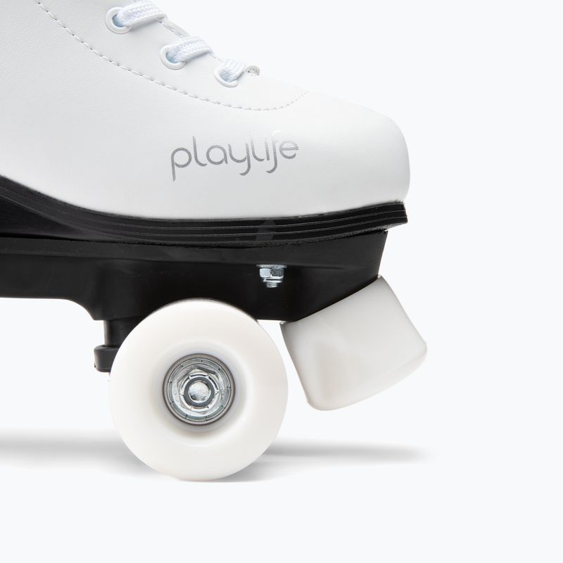 Detské kolieskové korčule Playlife Classic biele 880244 6