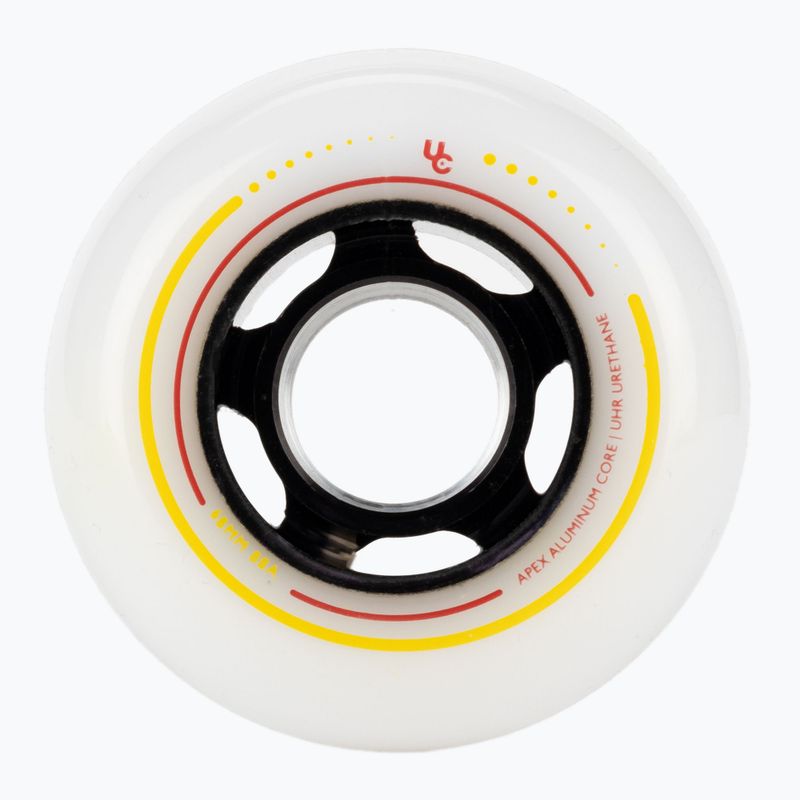 UNDERCOVER WHEELS Apex 68 4-Pack biele/čierne kolieska na kolieskové korčule 406194 2