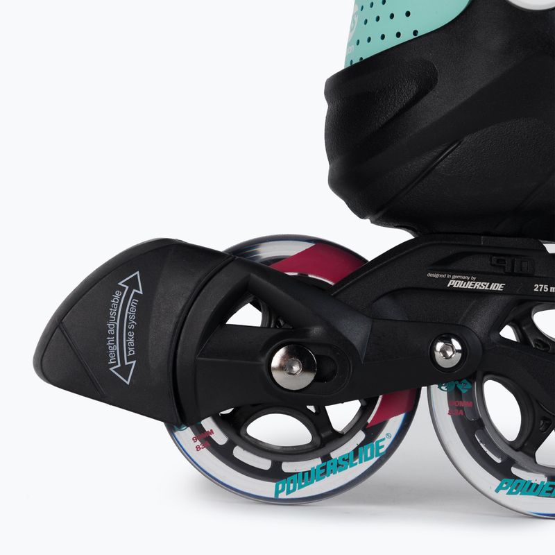 Powerslide dámske kolieskové korčule Phuzion Radon Teal 90 black 902011 7